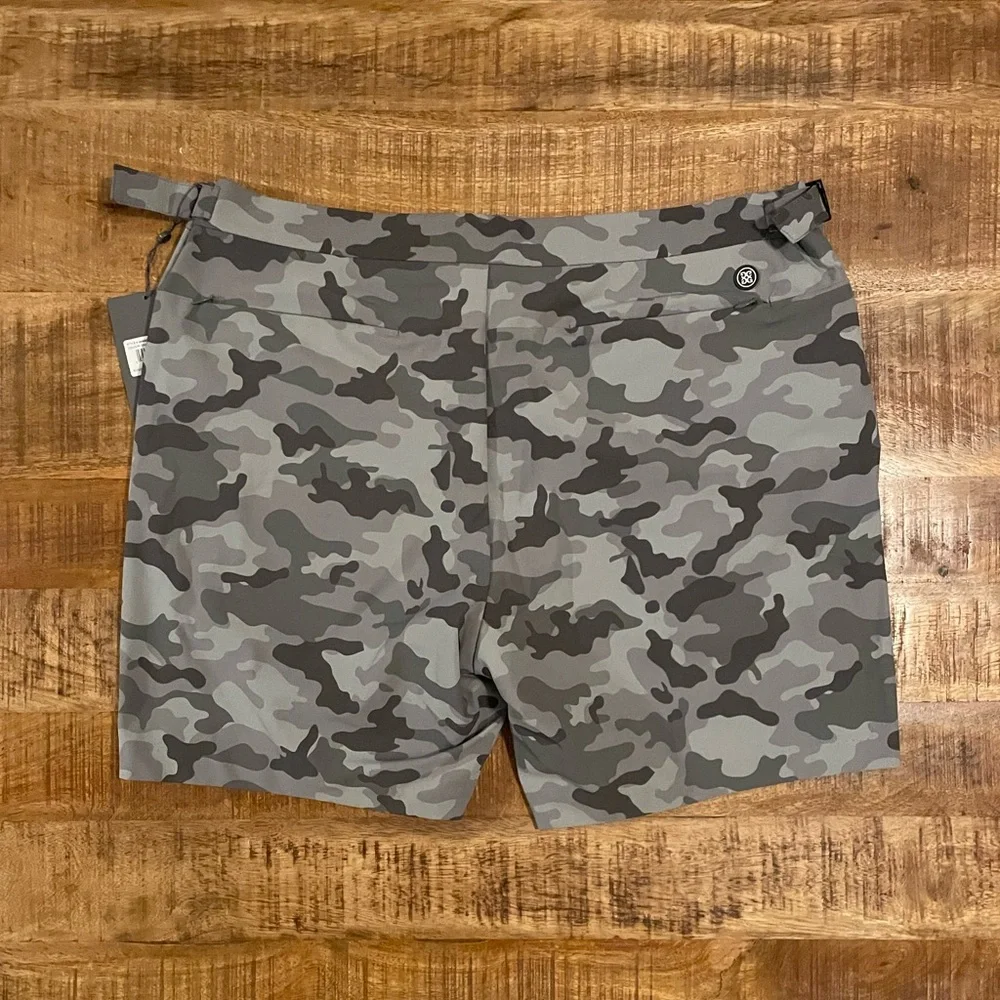 NWT G/FORE Tech Tab Camo Golf Shorts G4MS23B09A